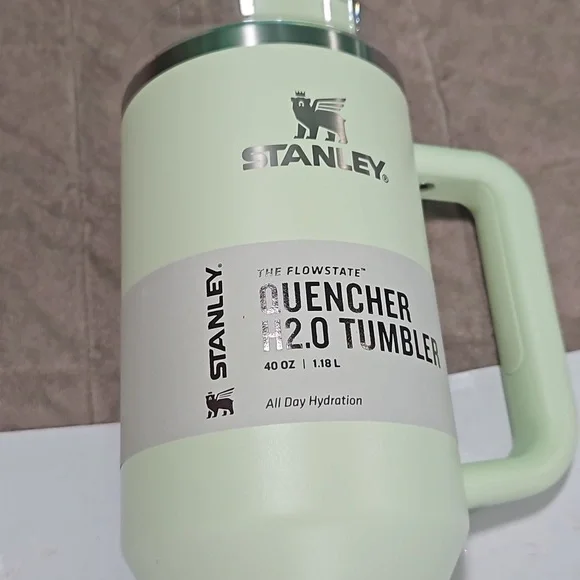 Stanley 40 oz Stainless steel H2.0 Flows tates Quencher Tumbler Rare Mint Color - Picture 6 of 9